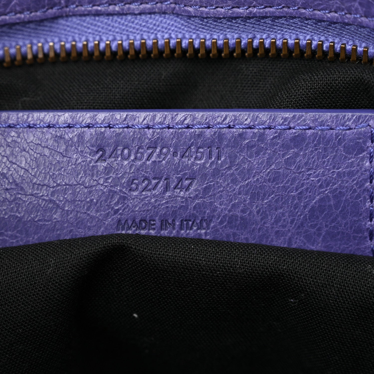 Balenciaga Agneau Classic Hardware Town Bleu Lavande 8 of 13