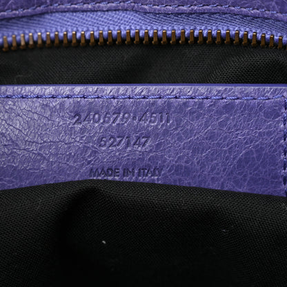 Balenciaga Agneau Classic Hardware Town Bleu Lavande 8 of 13