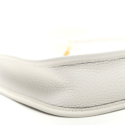 Hermes Taurillon Clemence Amazone Evelyne TPM New White 10 of 12