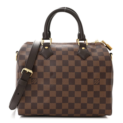 Louis Vuitton Damier Ebene Speedy Bandouliere 25 1 of 10