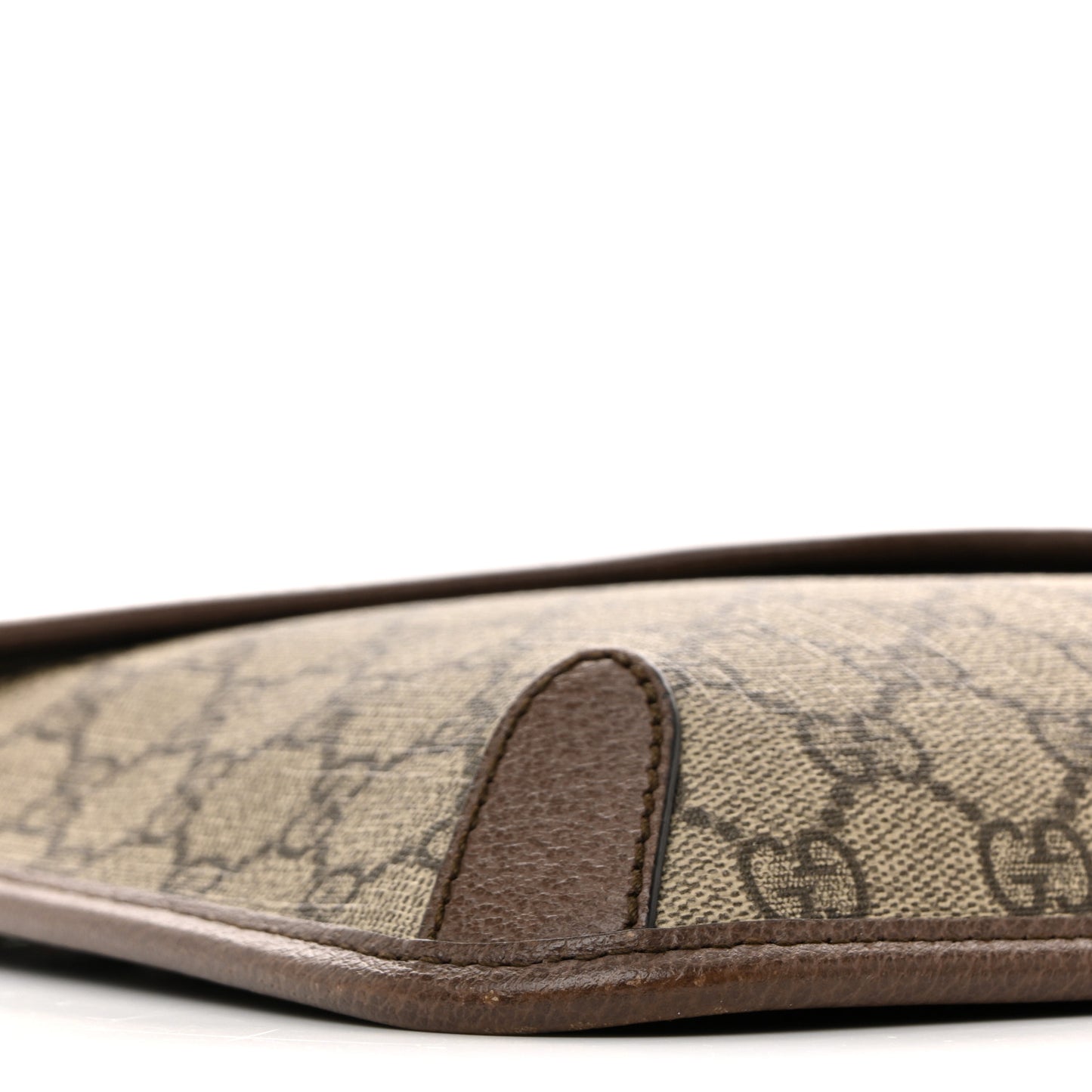 GG Supreme Monogram Web Medium Neo Vintage Flap Messenger Bag Beige New Acero