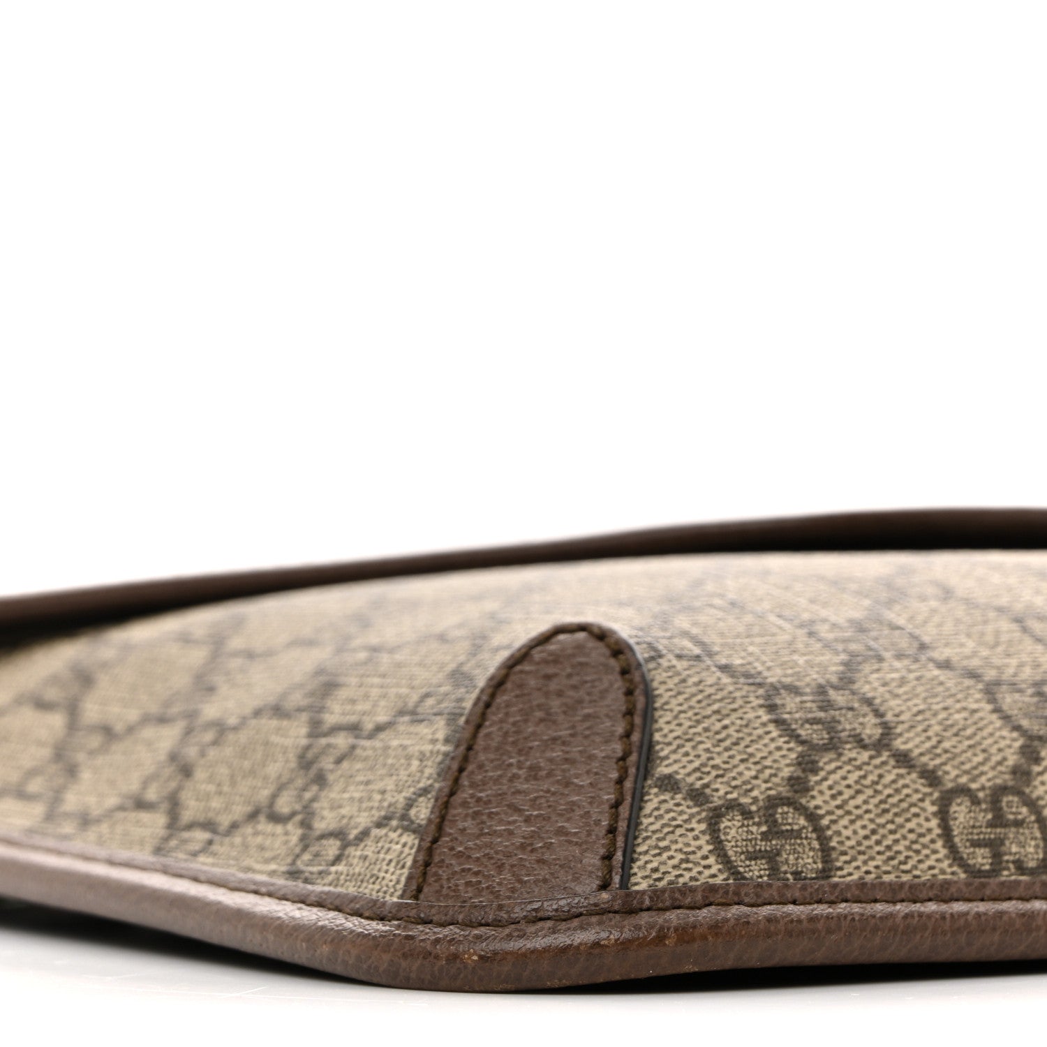 Gucci GG Supreme Monogram Web Medium Neo Vintage Flap Messenger Bag Beige New Acero 9 of 11