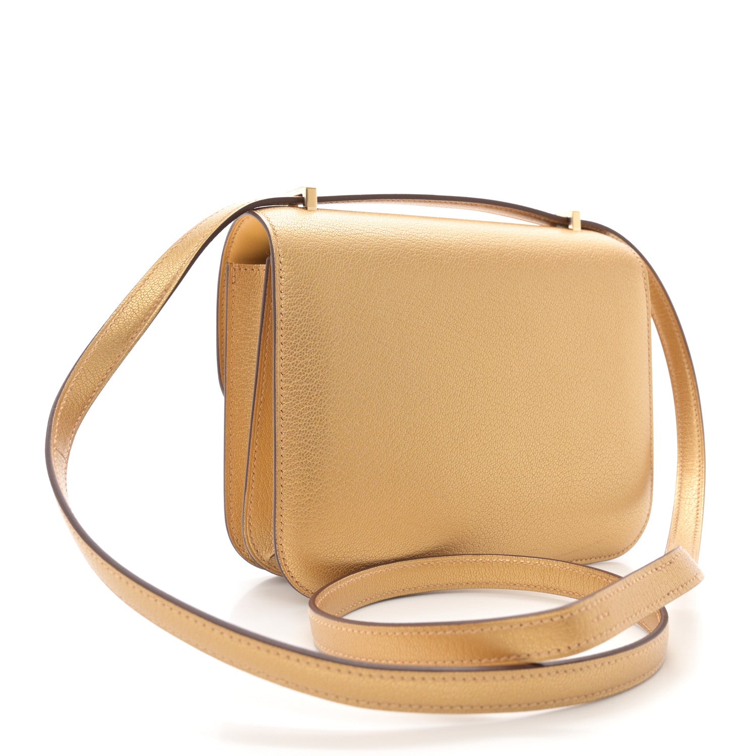 Hermes Metallic Chevre Chamkilight Constance 18 Doré 3 of 11