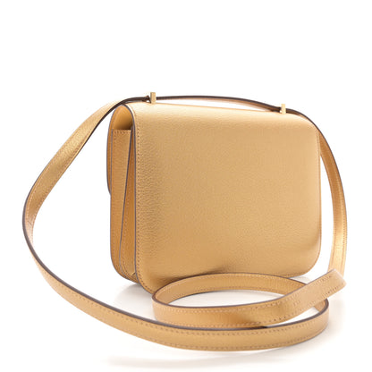 Hermes Metallic Chevre Chamkilight Constance 18 Doré 3 of 11