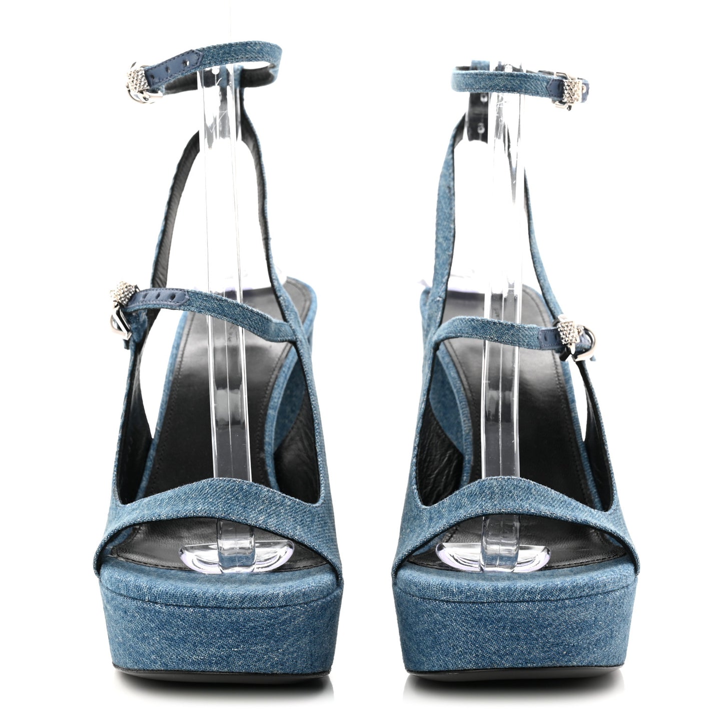 Denim Voyou Sandals 39 Medium Blue