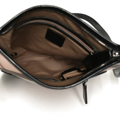 Burberry Patent Nova Check Dryden Crossbody Bag Black 5 of 12