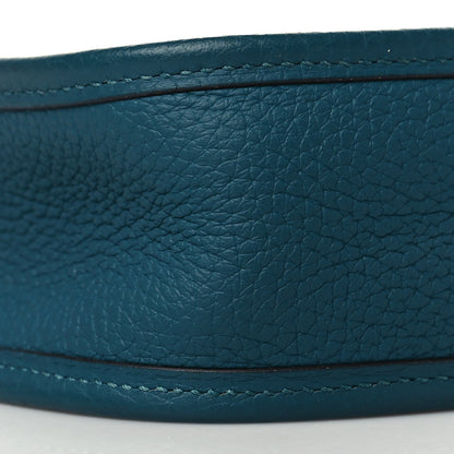 Hermes Taurillon Clemence Evelyne TPM Vert Bosphore 8 of 10