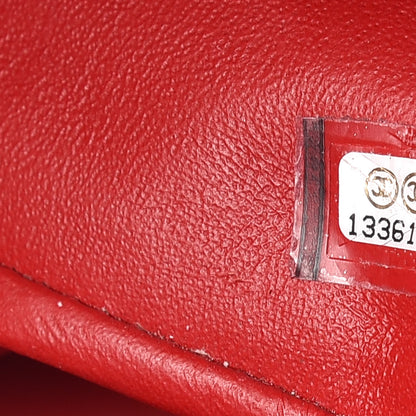 Chanel Patent Quilted Maxi Single Flap Red 8 of 12