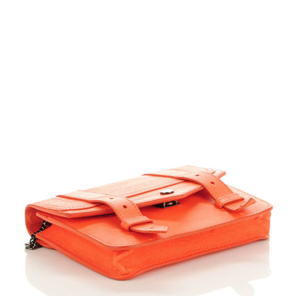 Proenza Schouler Lambskin PS1 Large Chain Wallet Grapefruit 4 of 7