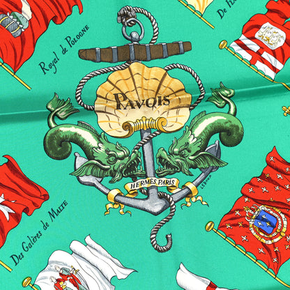 Hermes Silk Pavois Scarf 90 4 of 11