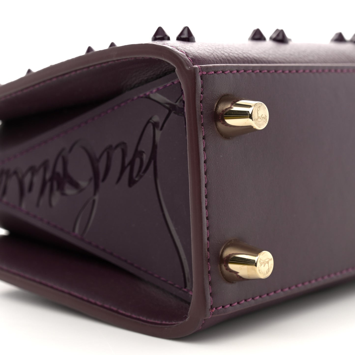Calfskin Spikes Loubinthesky Paloma Merlot