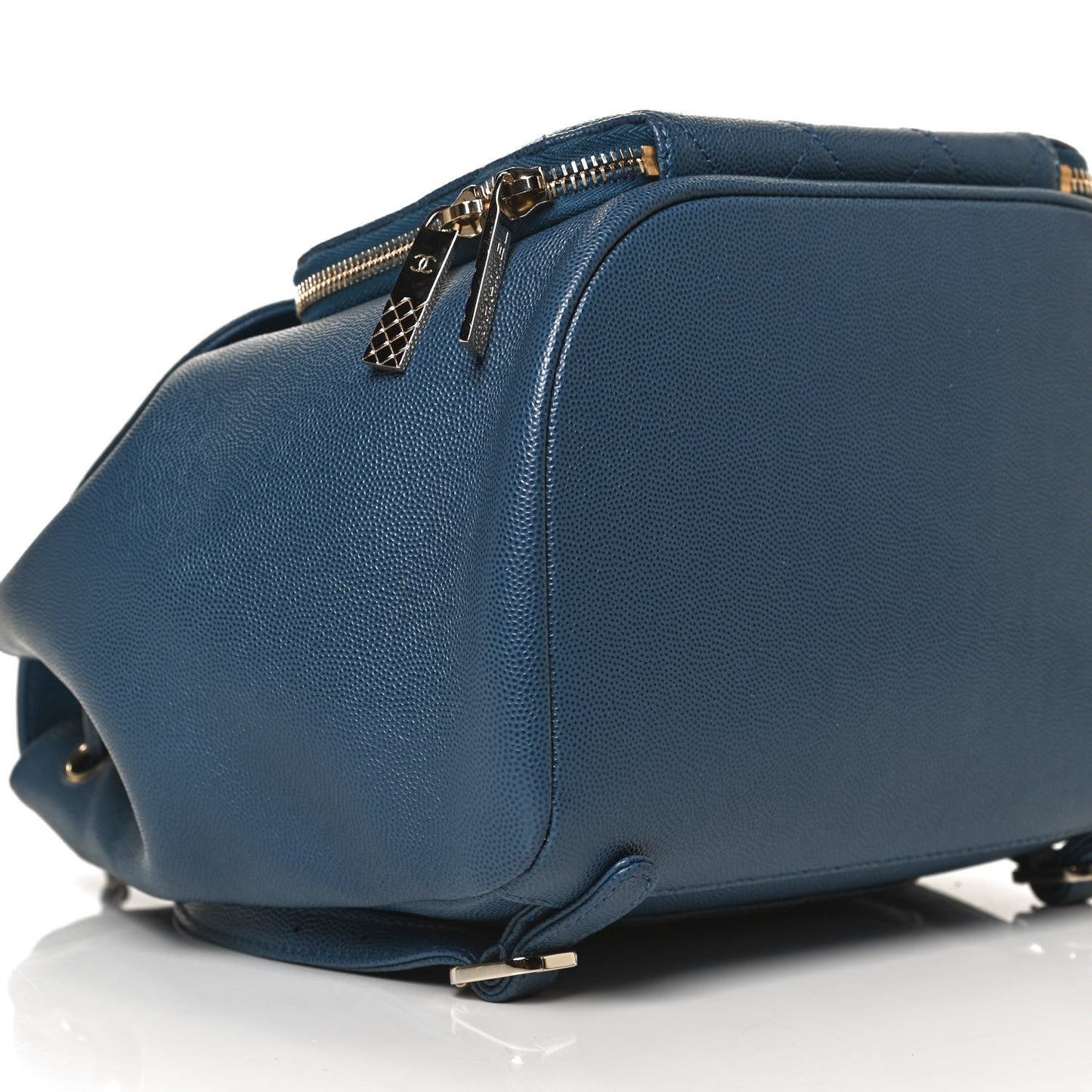 Caviar Quilted Business Affinity Backpack Blue