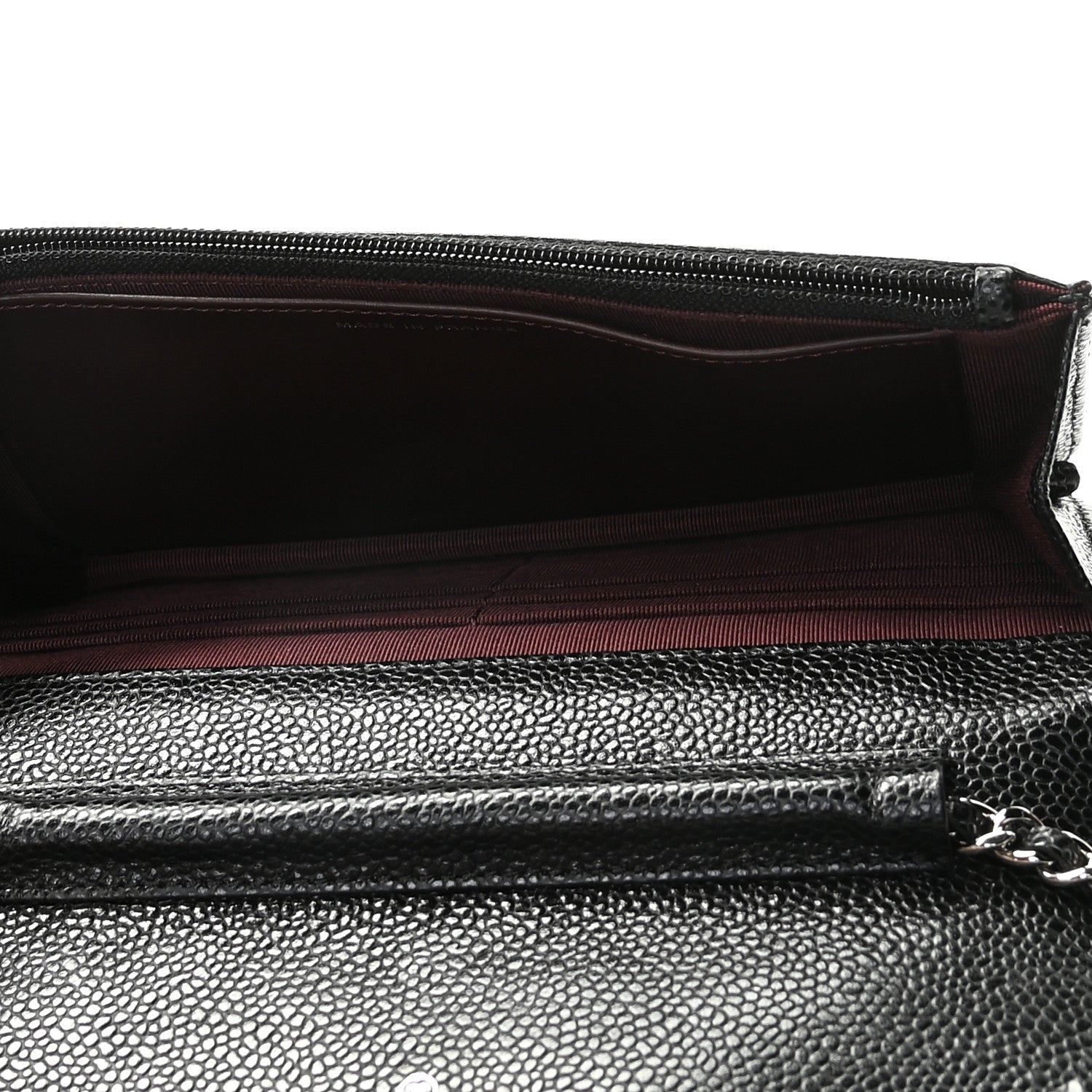 Chanel Caviar Quilted Wallet On Chain WOC Black 16 of 19