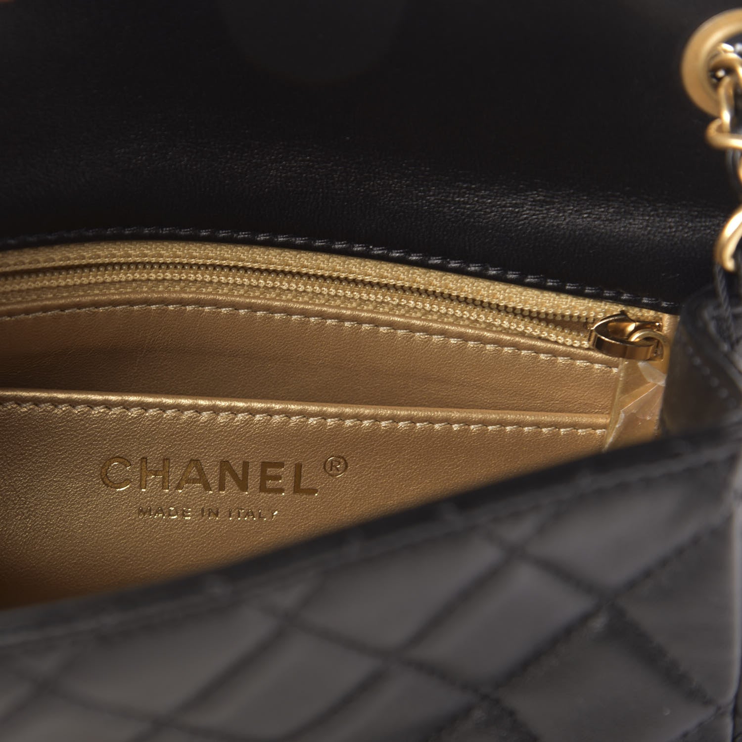 Chanel Lambskin Quilted Mini Pearl Crush Flap Black 6 of 12