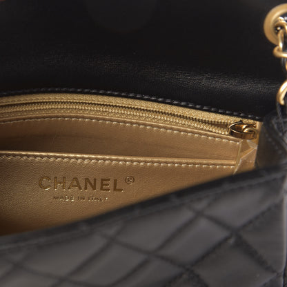 Chanel Lambskin Quilted Mini Pearl Crush Flap Black 6 of 12