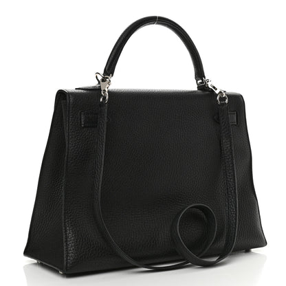 Hermes Fjord Sellier Kelly 32 Black 3 of 15