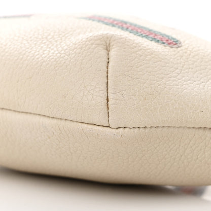 Gucci Grained Calfskin Small Logo Belt Bag White 10 of 13