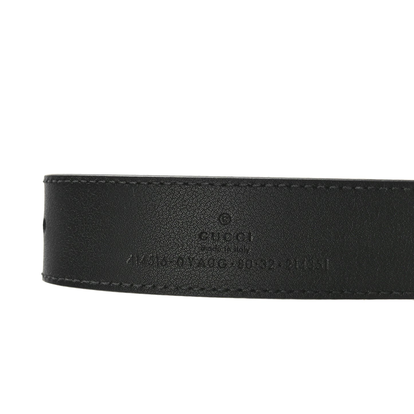 Calfskin Double G 30mm Belt 80 32 Black