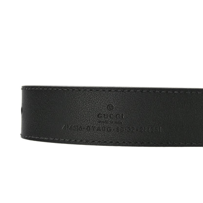 Gucci Calfskin Double G 30mm Belt 80 32 Black 4 of 7