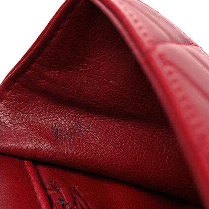 Chanel Lambskin Quilted Flap Waist Belt Bag 75 30 Red 15 of 17