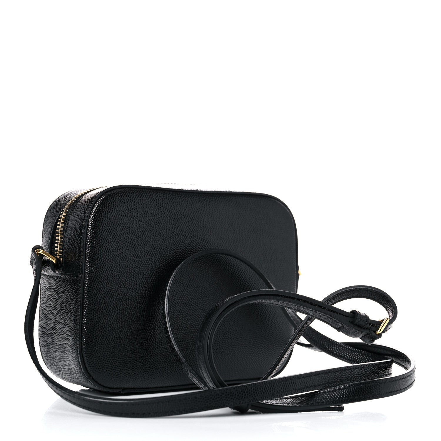 Saint Laurent Grain De Poudre Small Classic Monogram Camera Bag Black 3 of 8