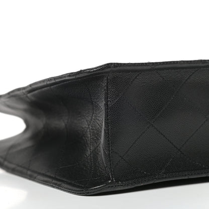 Chanel Caviar Quilted Sweet Classic Shopping Tote Black 8 of 10