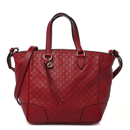 Gucci Microguccissima Small Bree Tote Red 1 of 9
