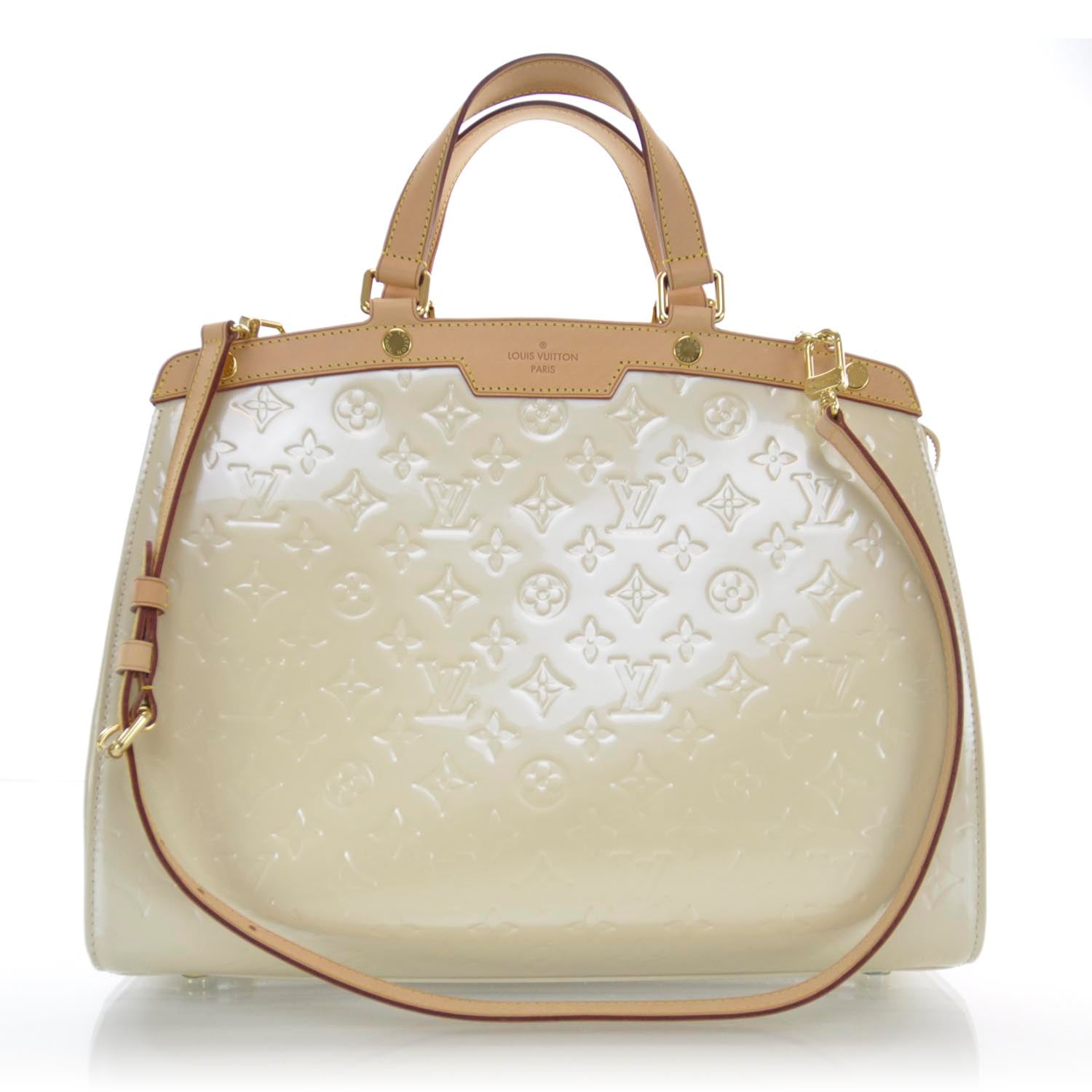 Louis Vuitton Vernis Brea GM Blanc Corail 1 of 7