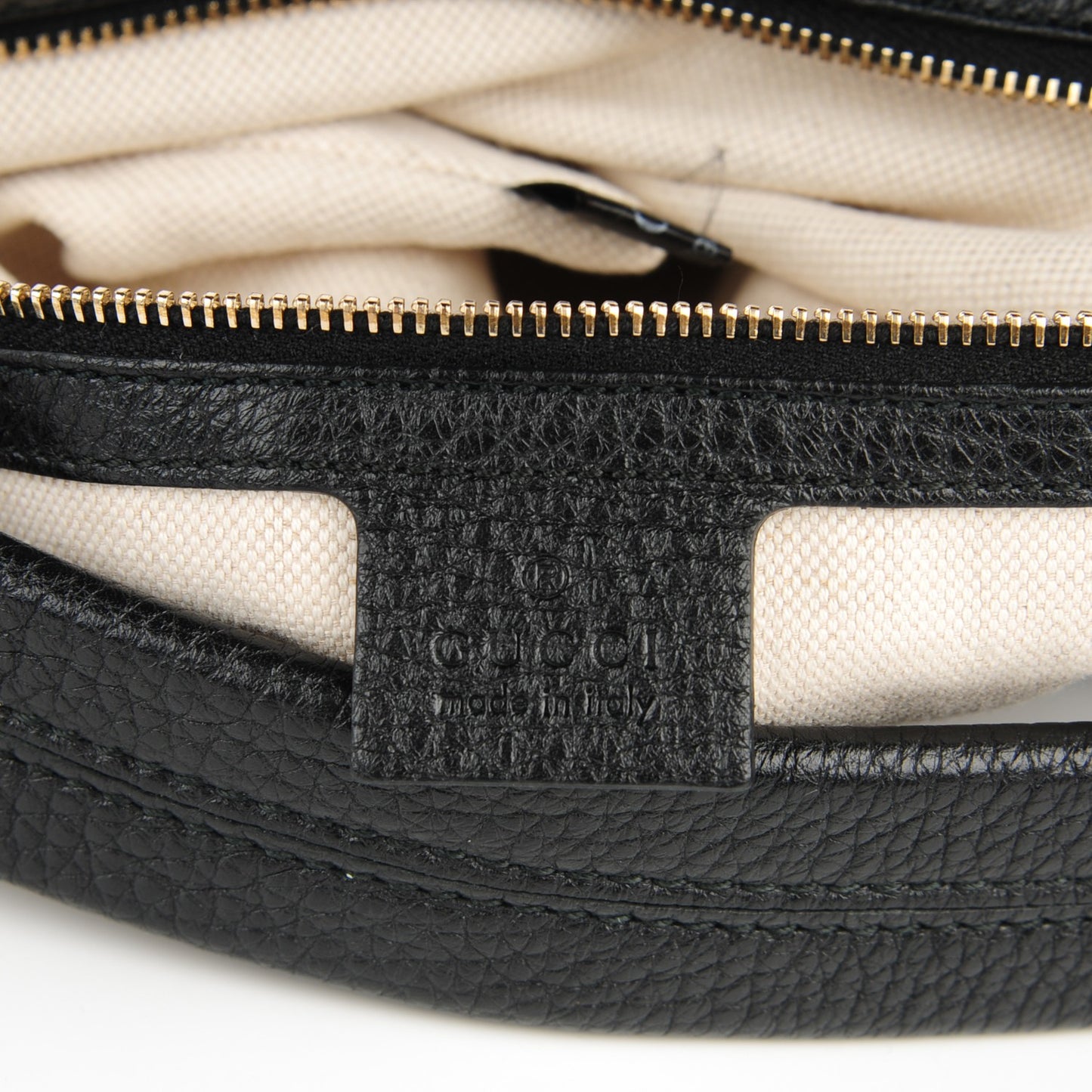 Pebbled Calfskin Small Miss GG Hobo Black