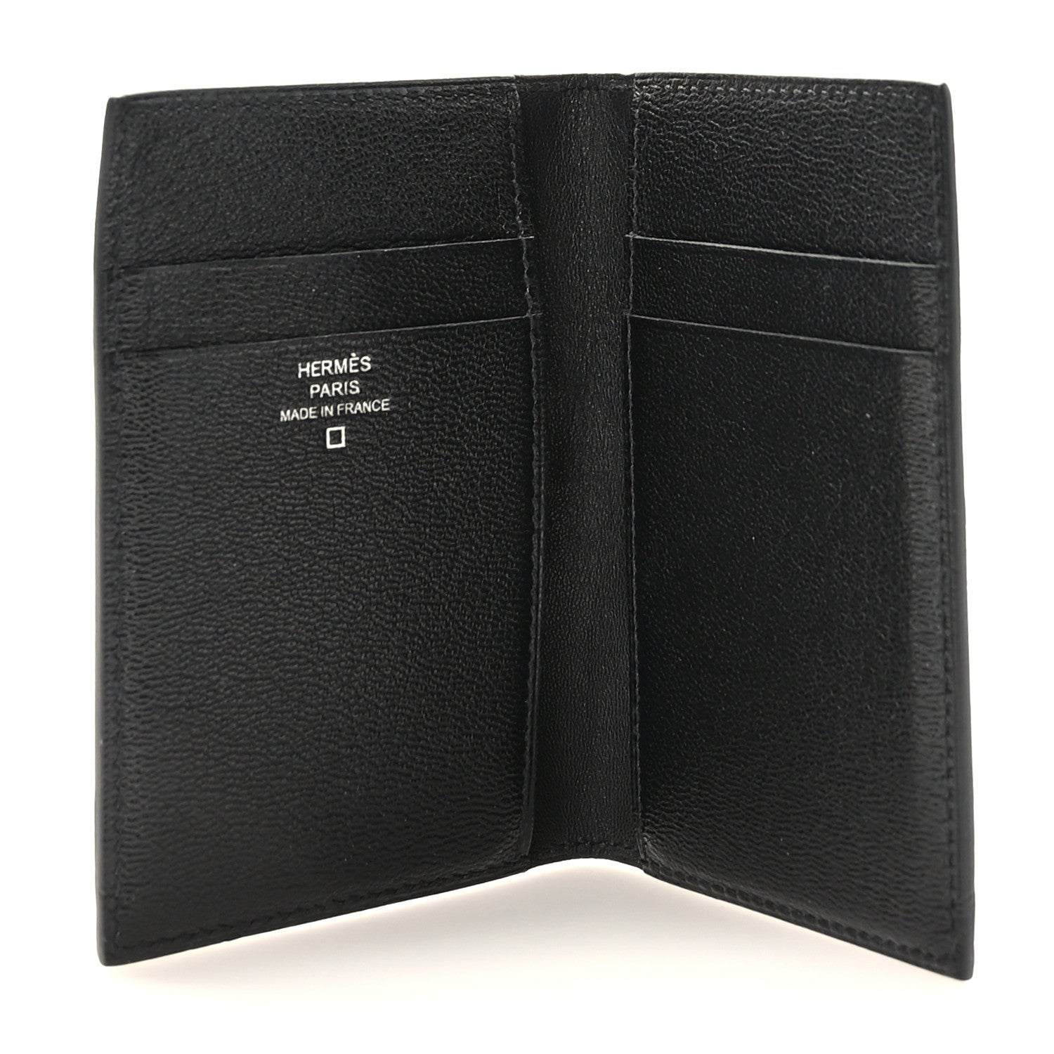 Hermes Matte Alligator MC2 Euclide Card Holder Black 4 of 8
