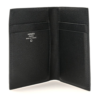 Hermes Matte Alligator MC2 Euclide Card Holder Black 4 of 8