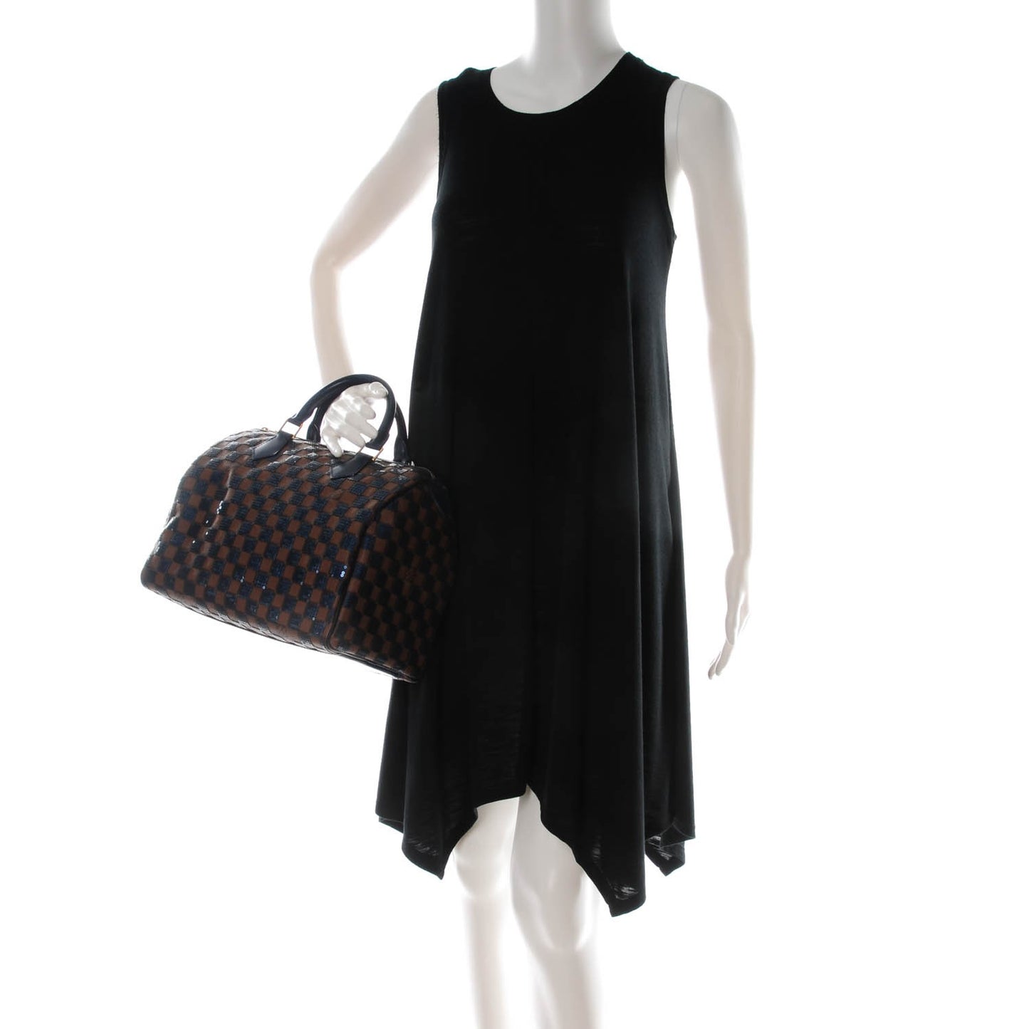 Damier Paillettes Speedy 30 Blue