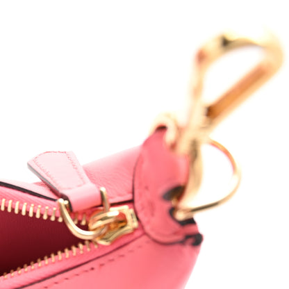 Fendi Vitello Grace New Matte Nano Fendigraphy Hobo Charm Pink Dalia 6 of 6