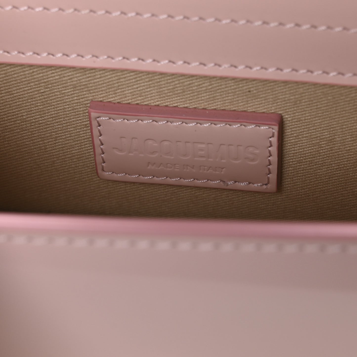 Glazed Calfskin Le Bambino Pale Pink