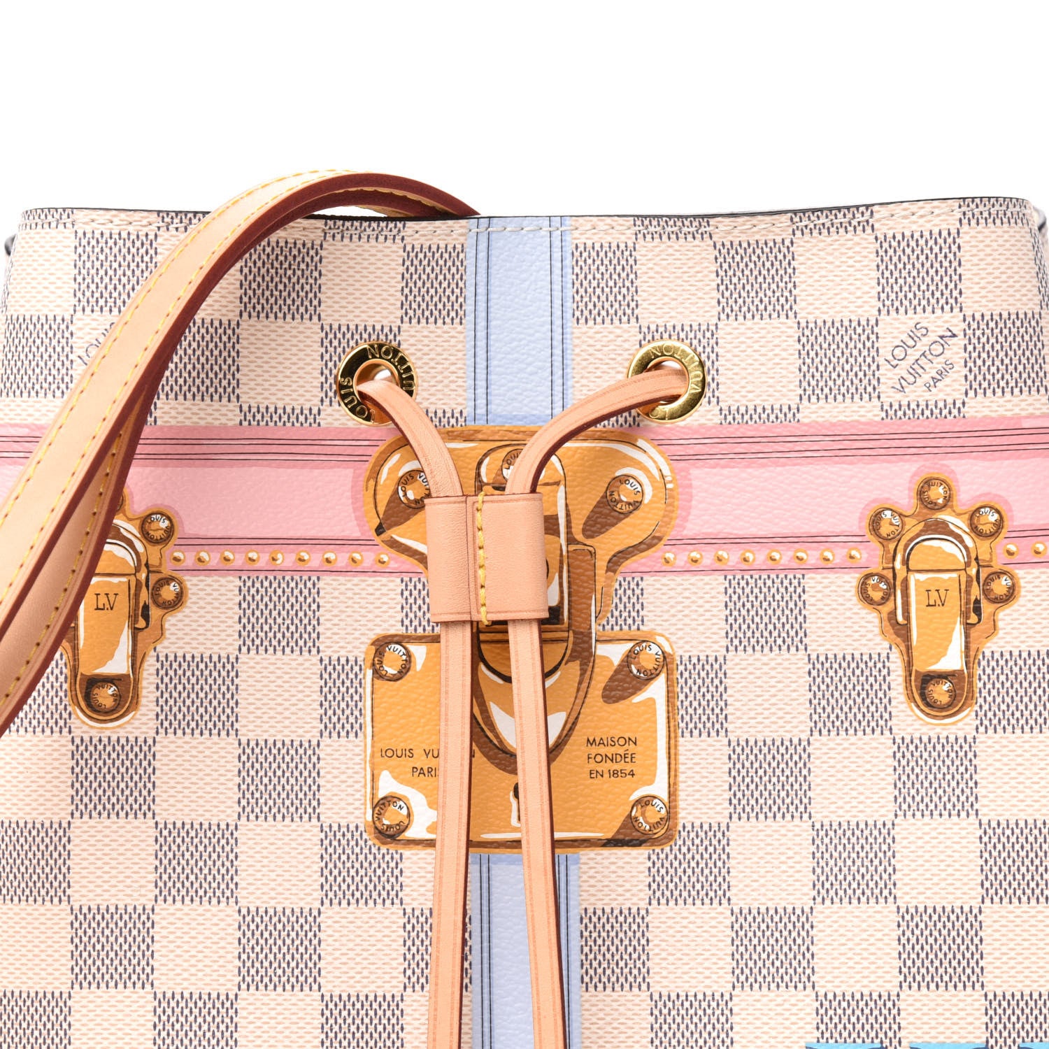 Louis Vuitton Damier Azur Summer Trunks Neonoe 10 of 10