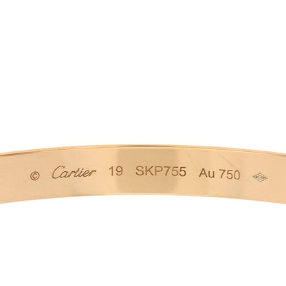 Cartier 18K Yellow Gold LOVE Bracelet 19 3 of 4