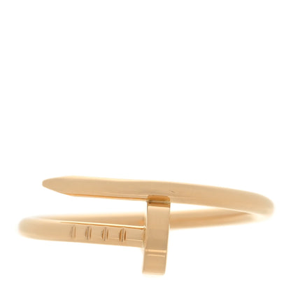 Cartier 18K Yellow Gold Small Juste Un Clou Ring 54 6.75 1 of 6
