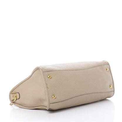 Prada Vitello Daino Shopping Satchel Cammeo 4 of 21