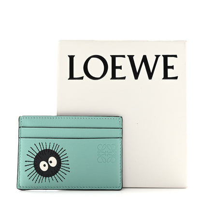 Loewe X SPIRITED AWAY Calfskin Susuwatari Card Holder Fresh Mint 8 of 8