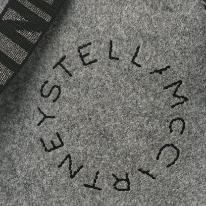Stella McCartney Eco Felt Mini Logo Crossbody Smoke Slate 6 of 10