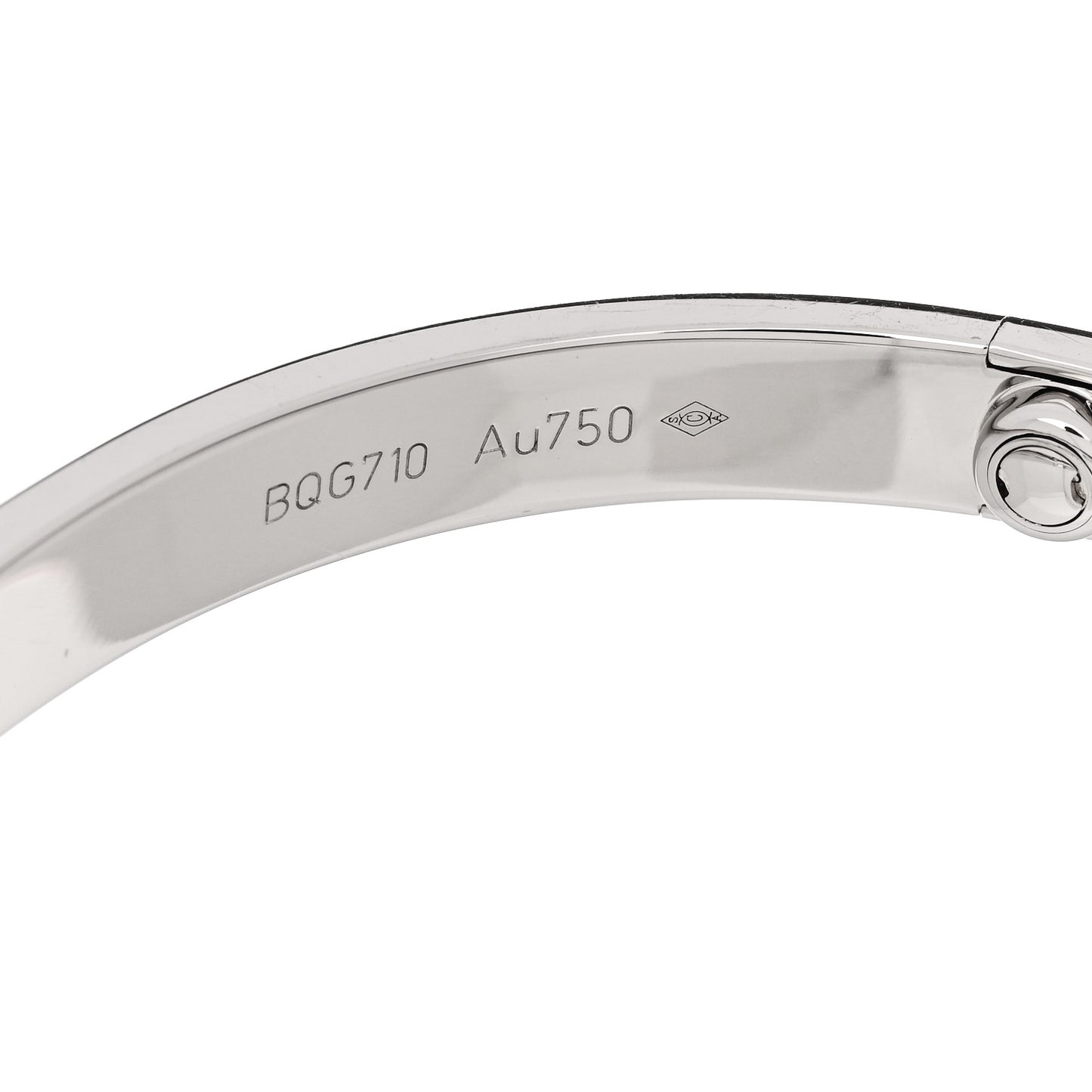 18K White Gold LOVE Bracelet 18