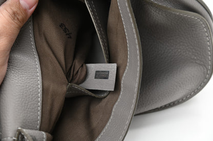Chloe Calfskin Medium Marcie Round Crossbody Bag Cashmere Grey 9 of 20