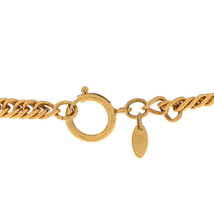 Chanel Metal CC Long Chain Station Necklace Gold 5 of 7