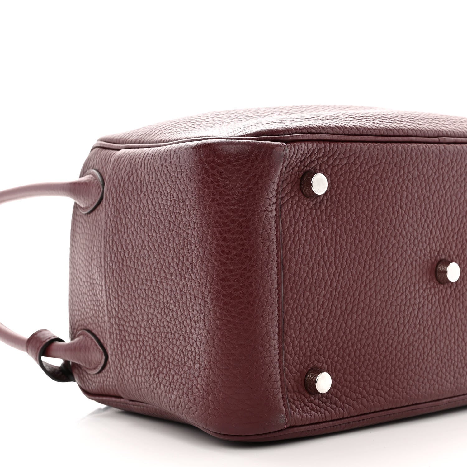 Hermes Taurillon Clemence Lindy 26 Bordeaux 10 of 11