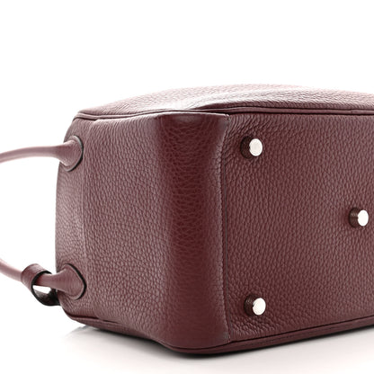 Hermes Taurillon Clemence Lindy 26 Bordeaux 10 of 11