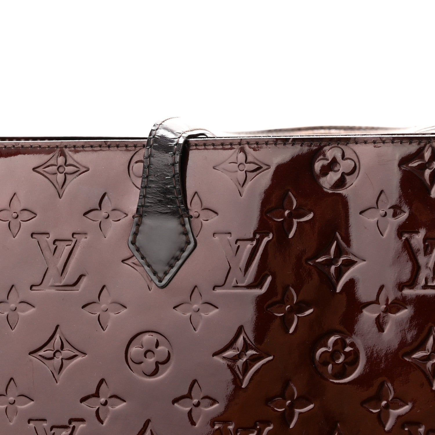 Louis Vuitton Vernis Wilshire GM Amarante 10 of 13