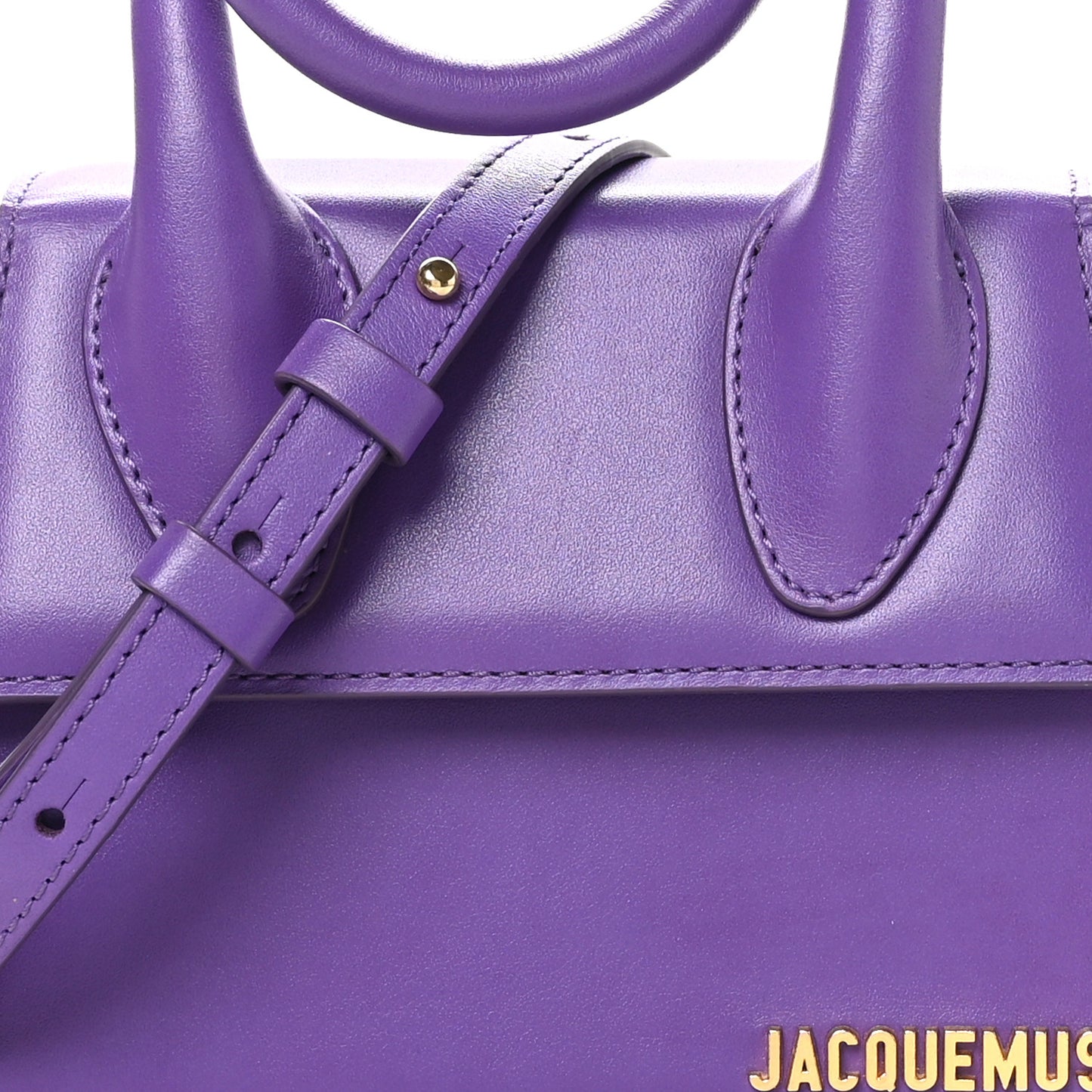 Smooth Calfskin Le Chiquito Noeud Purple