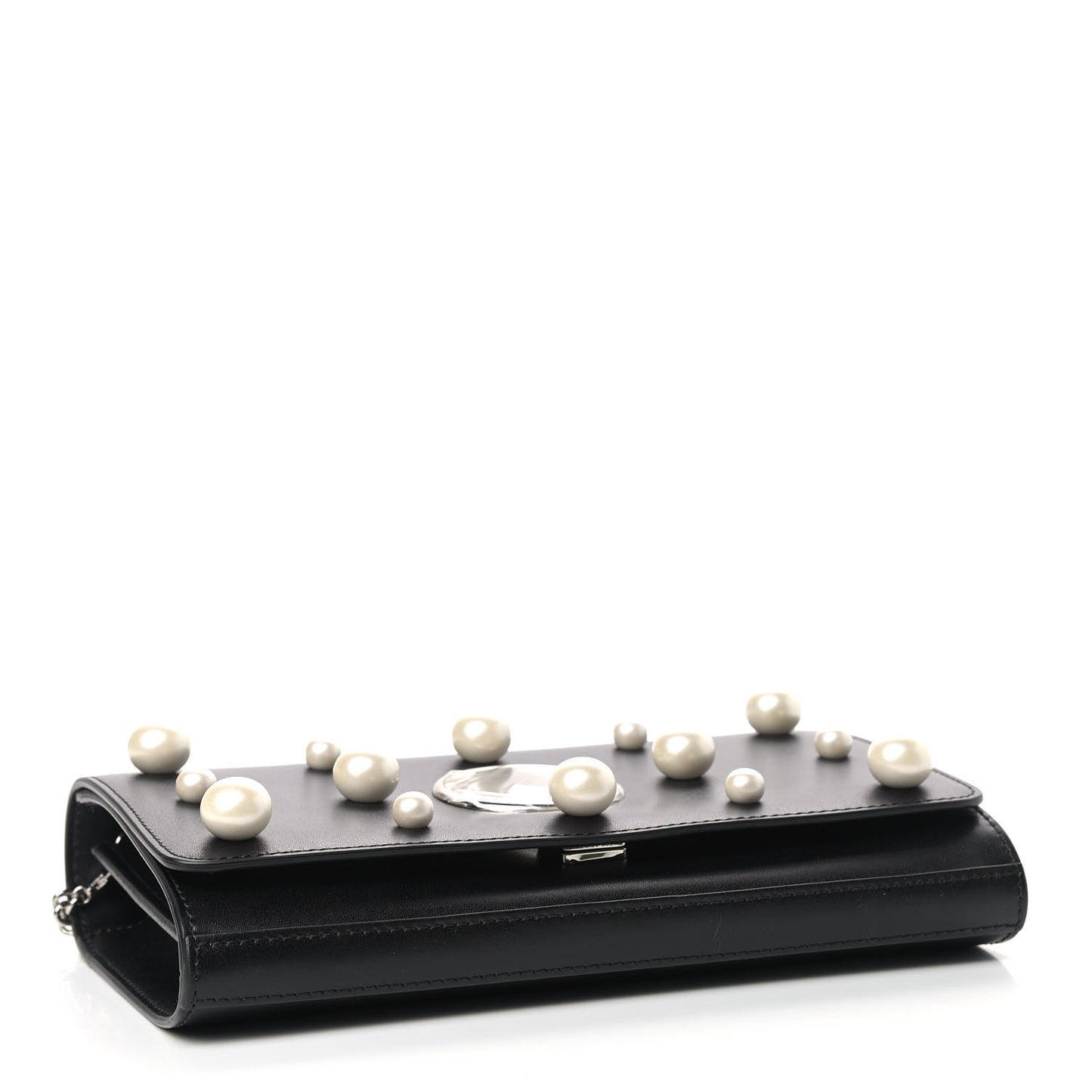 Vitello Liberty Pearl F is Fendi Wallet On Chain Black