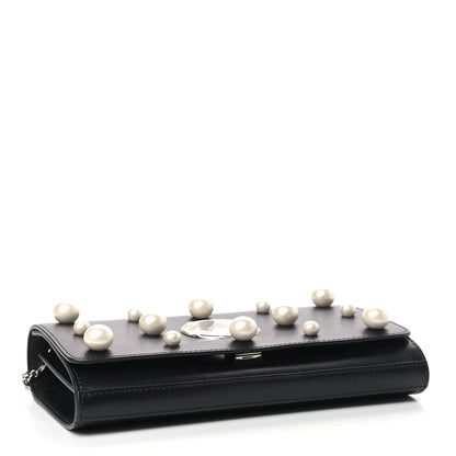Fendi Vitello Liberty Pearl F is Fendi Wallet On Chain Black 4 of 9