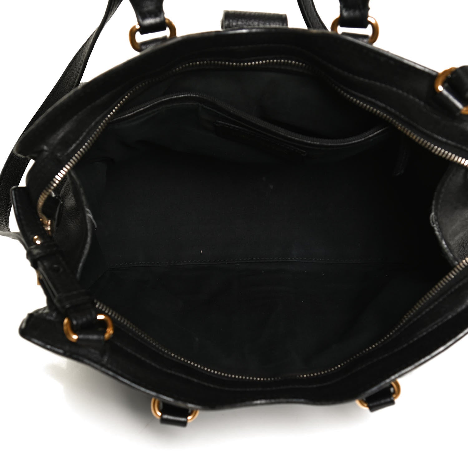 Saint Laurent Sheepskin Small Cabas ChYc Black 4 of 14